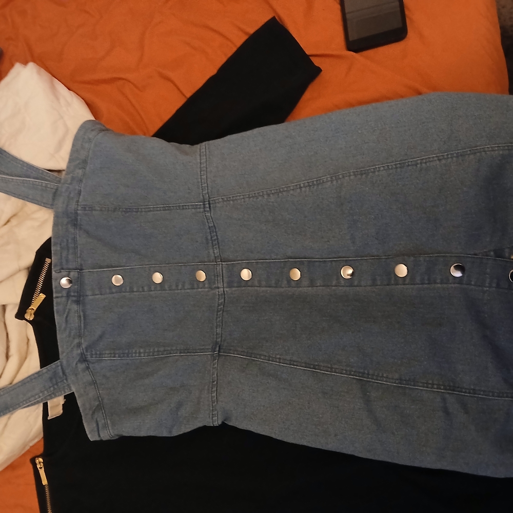 Rue21 Blue Denim Overalls with Classic Style